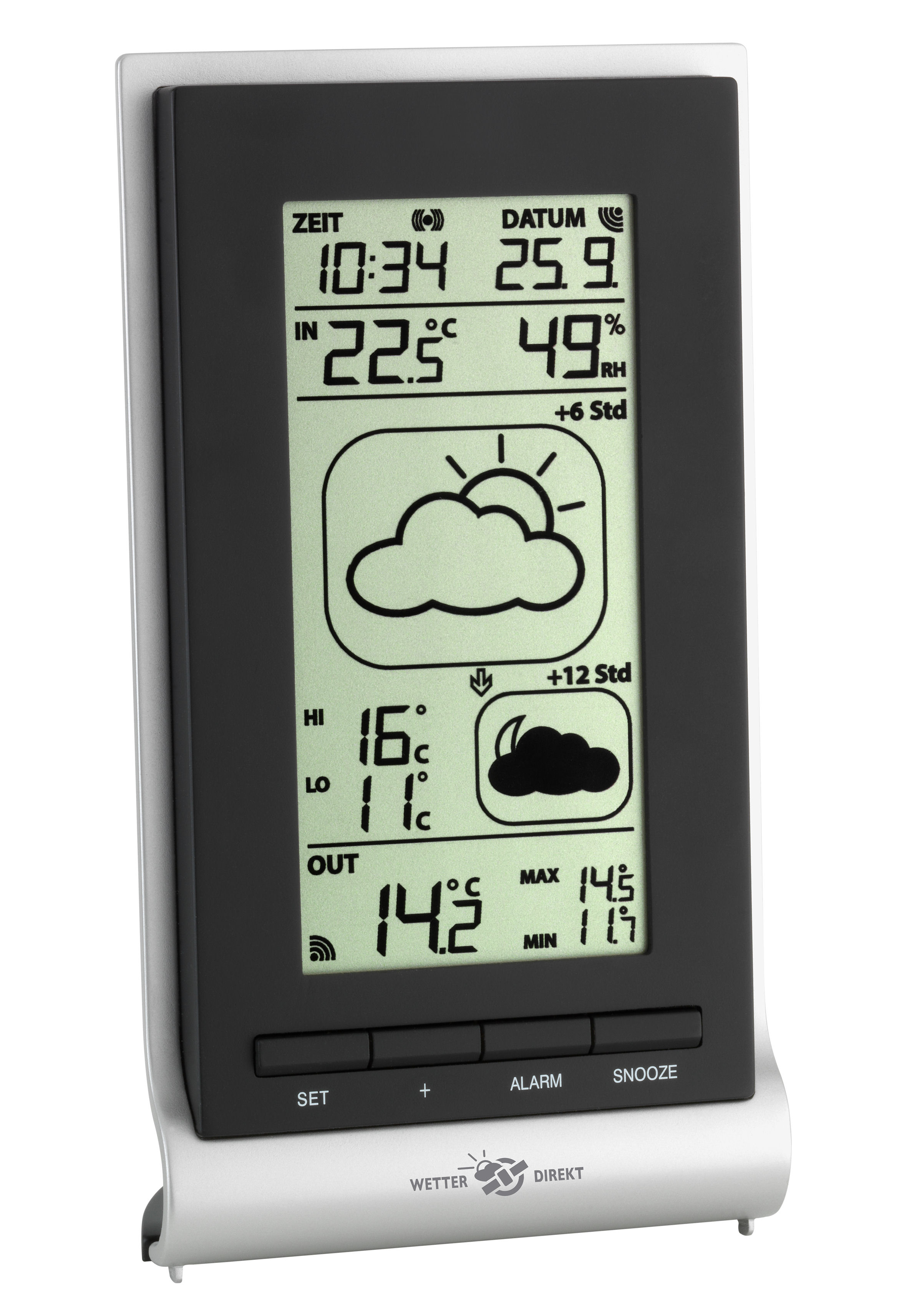 wetter direkt satellitengestützte funk wetterstation