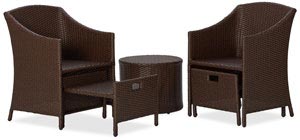 Amazon.de: Strathwood Gartenmöbel - Basics Wetterfestes Gartenmöbel-Set