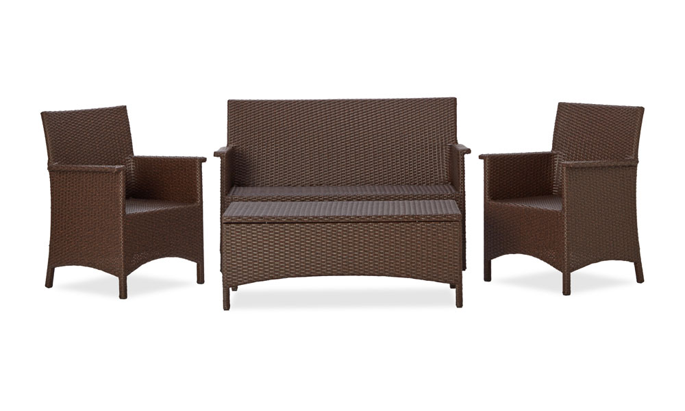 Amazon.de: Strathwood Gartenmöbel - Basics Wetterfestes Gartenmöbel-Set