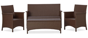 Amazon.de: Strathwood Gartenmöbel - Basics Wetterfestes Gartenmöbel-Set