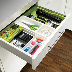 Joseph Joseph Drawer Store Drawer Tidy White Green Amazon Co