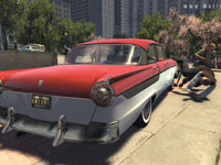 Using the car as a weapon in Mafia II