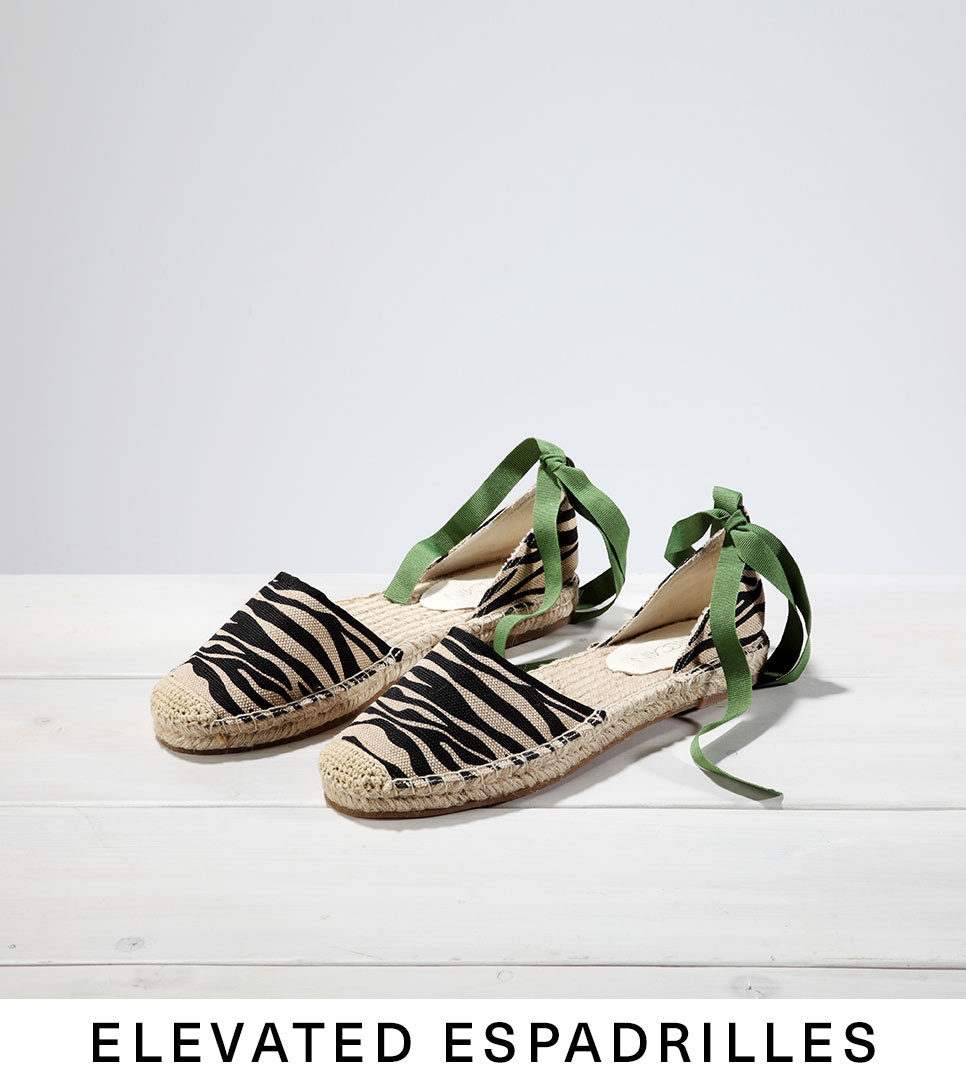 Elevated espadrilles