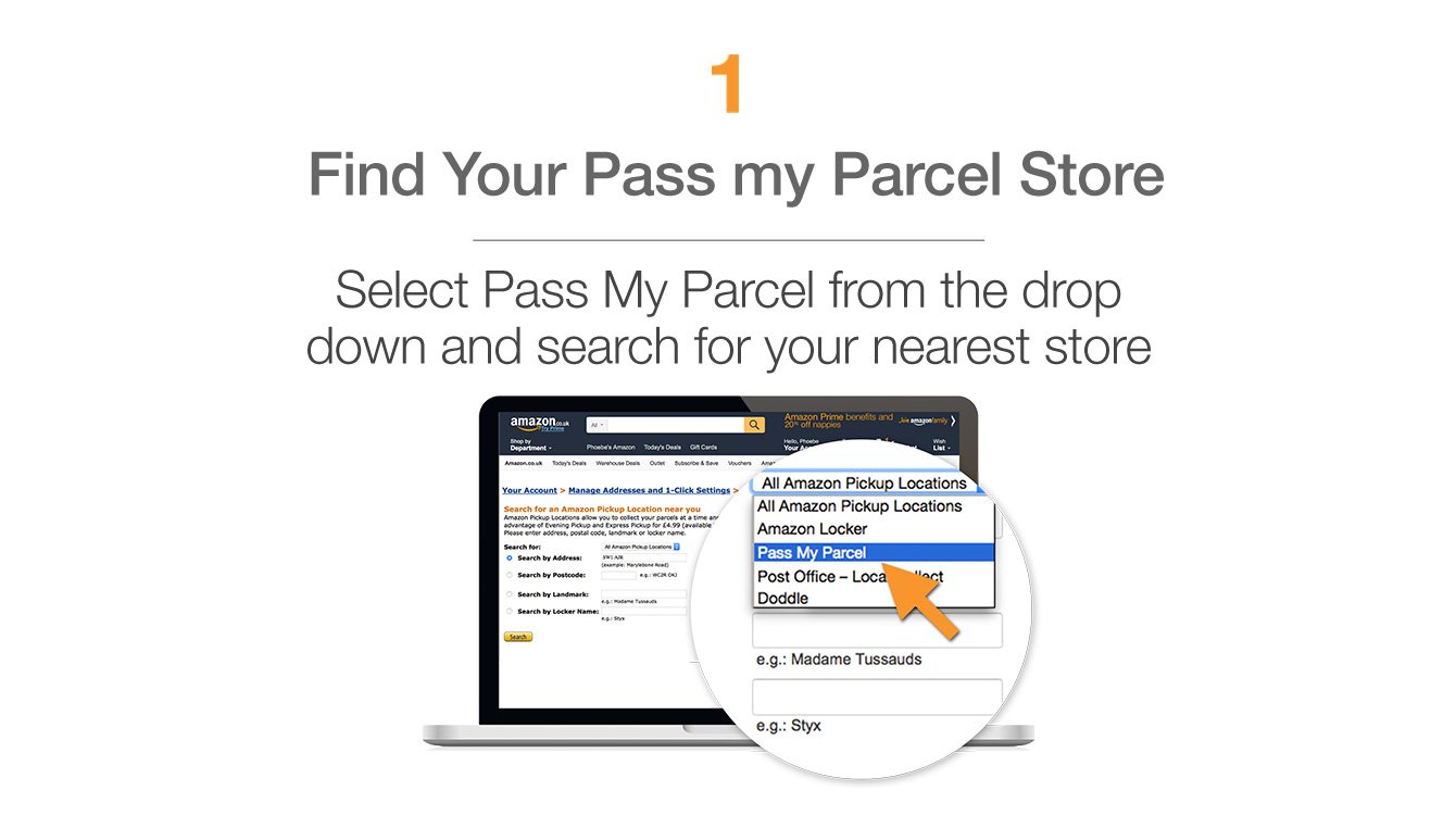 Amazon.co.uk Amazon Pickup Locations Pass My Parcel
