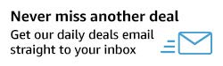 Never miss another deal. Get our daily deals email straight to your inbox.