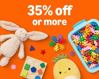 35% or more off Toys