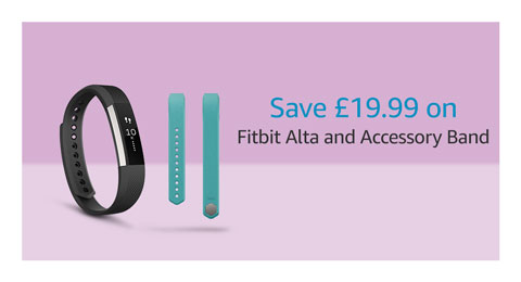Save &pound;19.99 on Fitbit Alta and Accessory Band