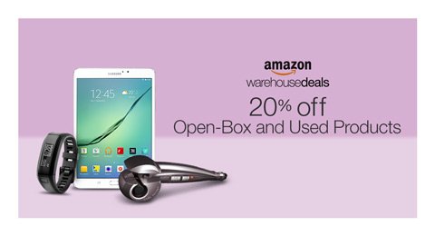 20% off open-box and used products