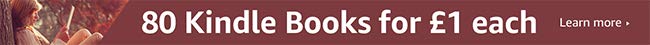 80 Kindle Books for £1 Each