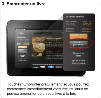 comment emprunter livre kindle