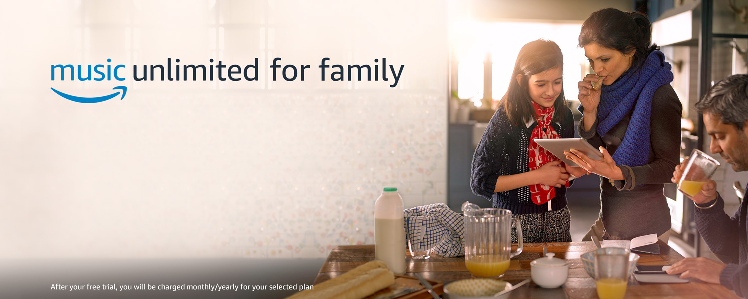 Six accounts. 40 million songs. &pound;14.99/month or &pound;149/year for Prime members (Non-Prime Price: &pound;14.99/month)