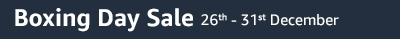 Boxing Day Sale 26th - 31st December