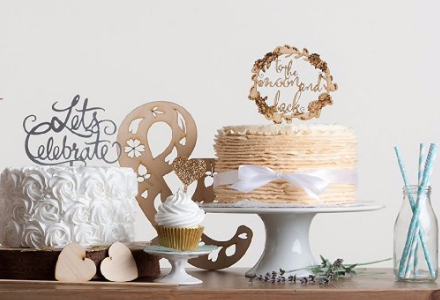 Handmade Stationery &amp; Party Supplies: shop cake toppers, cards and more.