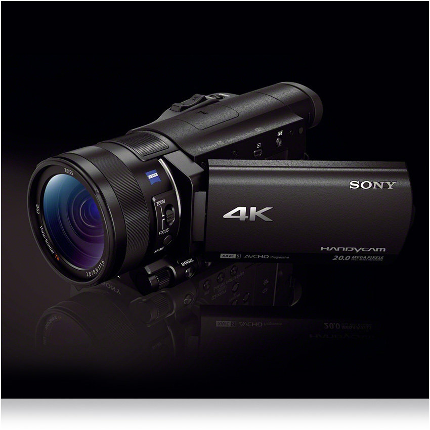 Sony FDRAX100EB Ultra HD 4K Camcorder Black Amazon.co.uk Camera