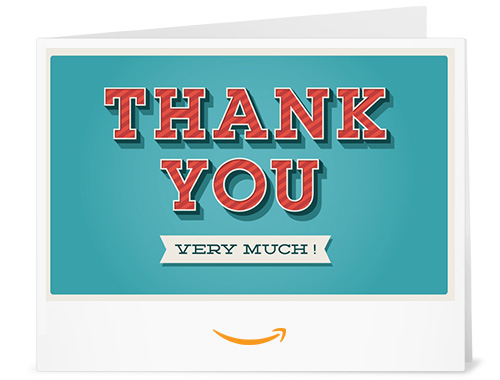 Thank You Very Much - Printable Amazon.co.uk Gift Voucher: Amazon.co.uk ...
