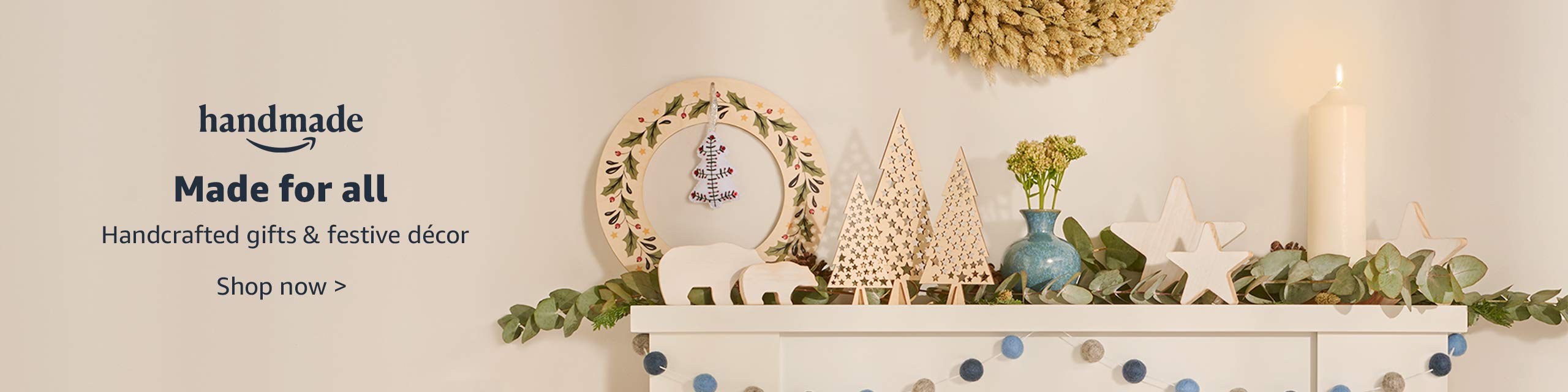 Handcrafted gifts & festive décor