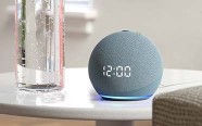 Echo Dot with clock