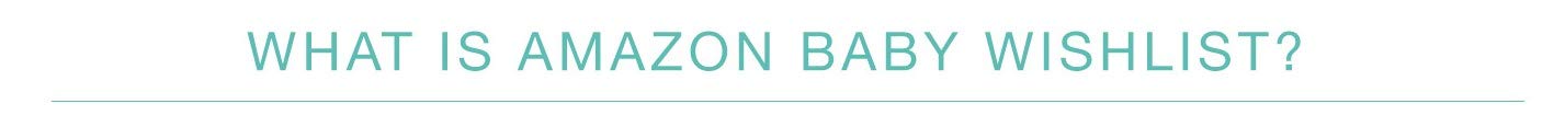 amazon uk baby wish list