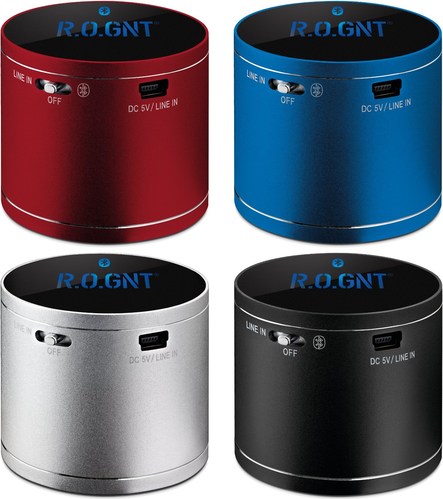 R.O.GNT 100292 Portable Bluetooth MP3 Vibration Speaker (80dB, USB