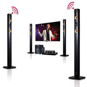 lg home theatre system wireless rear speakers