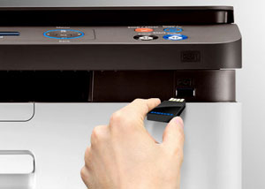 Samsung Clx 3305fw Wireless Colour Laser Multifunction Printer Print Copy Scan Fax Amazon Co Uk Computers Accessories