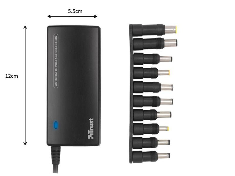 Trust Primo Universal 90 W Laptop Car Adapter With Connectors Amazon Co Uk Computers Accessories