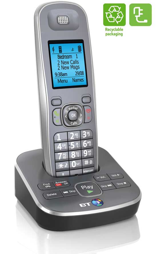 BT 7500 Cordless DECT Phone with Answer Machine (Pack of 3) Amazon.co