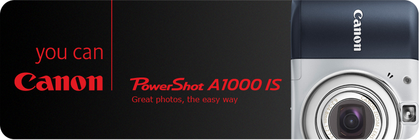 Canon PowerShot A1000 IS Digital Camera - Blue 2.5 LCD: Amazon.co.uk