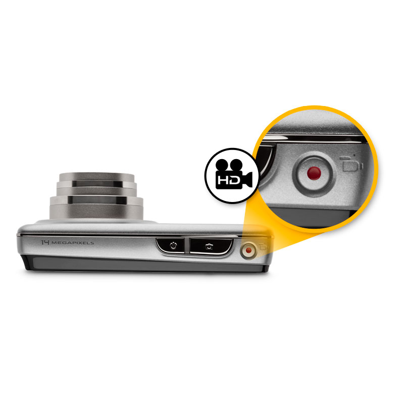 Kodak EasyShare M552 Digital Still Camera Black (14MP, 5x Optical