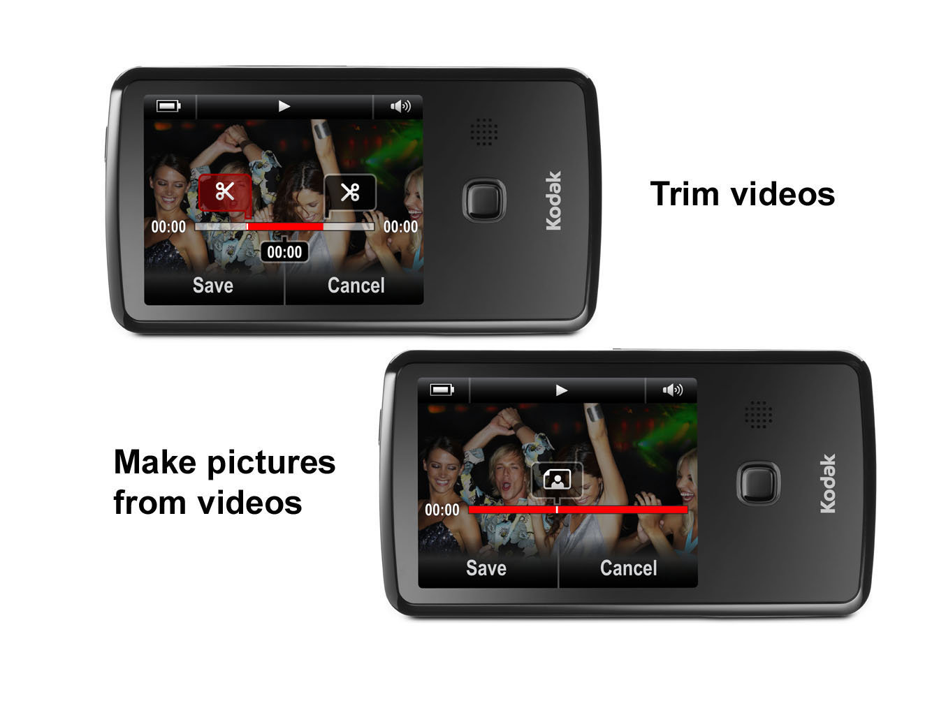 Kodak PlayTouch High Definition Video Camera 5MP,3.0 LCD Black