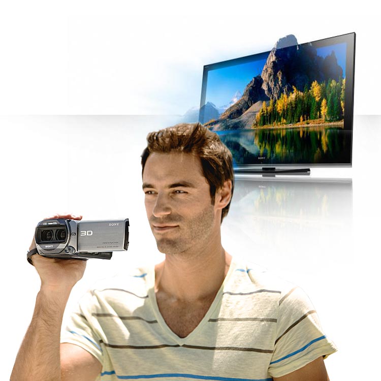 Sony HDRTD10ESDI Handycam Full HD 3D Camcorder Silver (12x (10x 3D