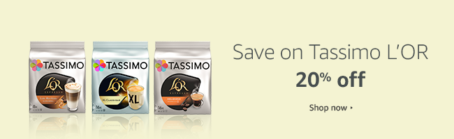 Save 20% on Tassimo L'OR