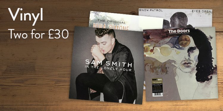 Two vinyl titles for £30