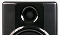 M-Audio AV40 speakers feature RCA and stereo auxiliary input