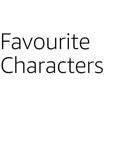 Favourite Characters