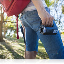 Keep track of your travels with GPS tagging on videos and photos.