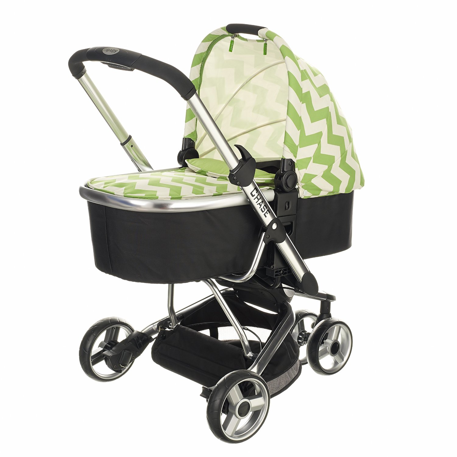 Obaby Chase 3 Wheeler ZigZag Stroller (Lime) Amazon.co.uk Baby
