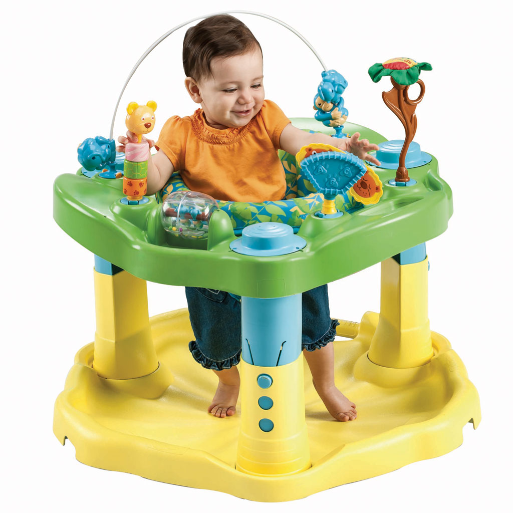 Evenflo ExerSaucer Bounce and Learn Activity Centre Zoo Friends