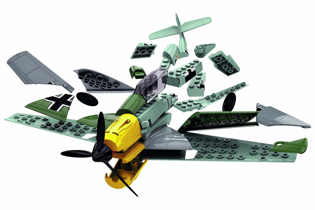 Airfix Quick Build Messerschmitt Bf109e Aircraft Model Kit: Amazon.co ...