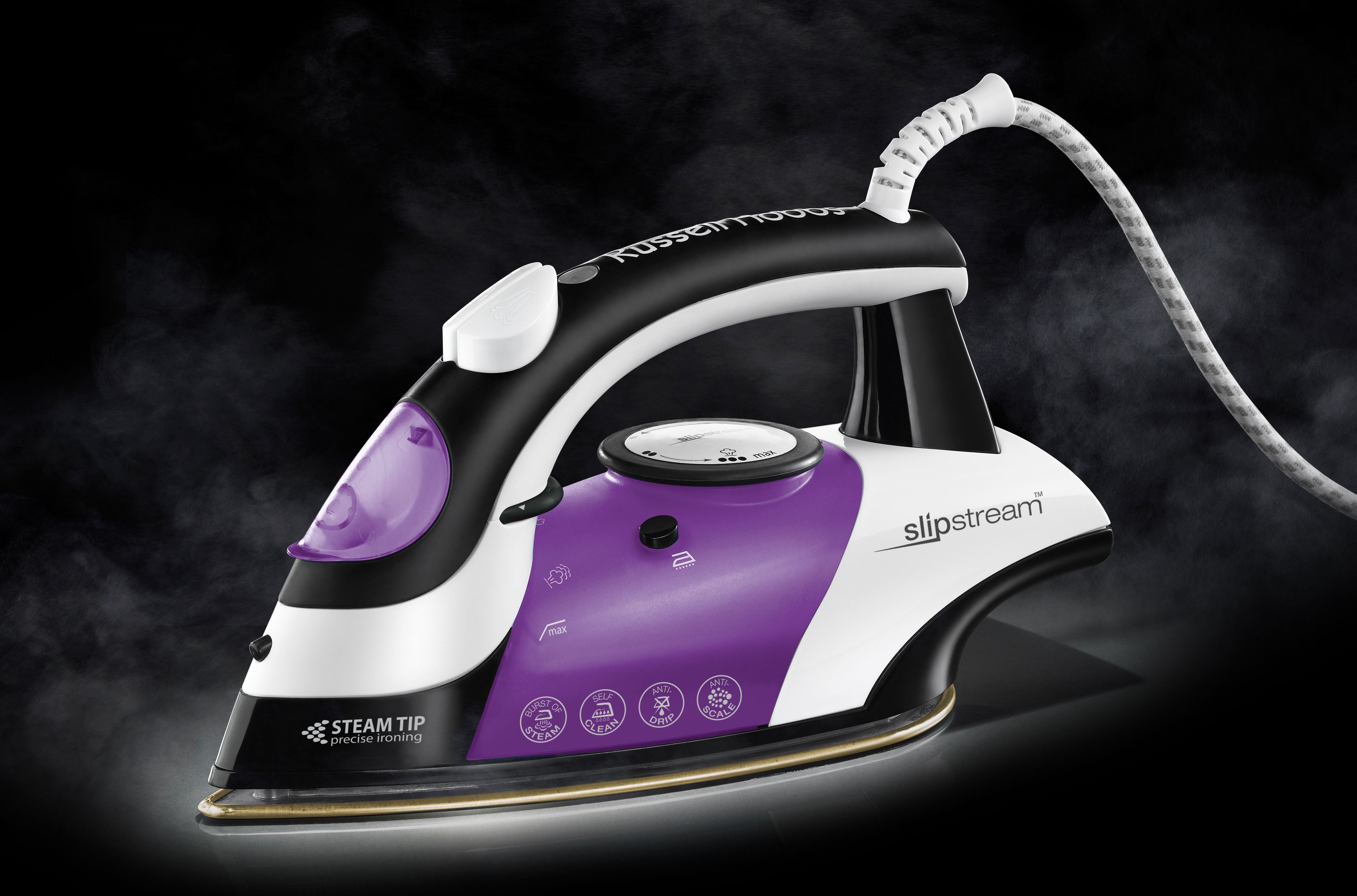 Russell Hobbs Slipstream Iron, 2400 W Purple Amazon.co.uk Home