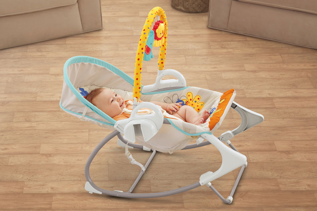 FisherPrice BFH06 3in1 SwingNRocker, NewBorn Baby Swing Chair and