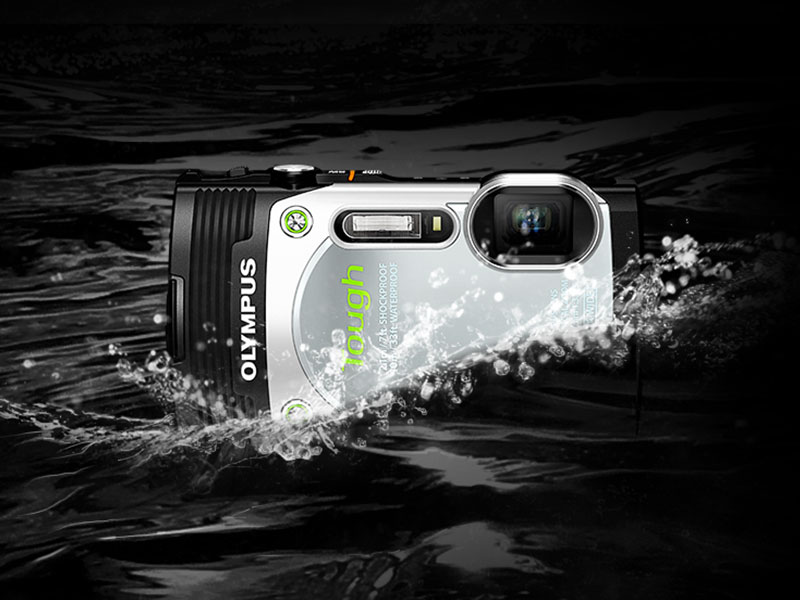 Olympus Stylus Tough TG850 Digital Compact Camera Black Amazon.co
