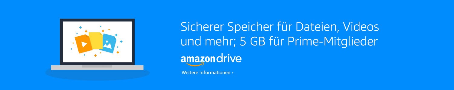 Sicherer Speicher für Dateien, Videos und mehr; 5 GB für Prime-Mitglieder