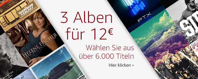 3 MP3-Alben für 12 Euro