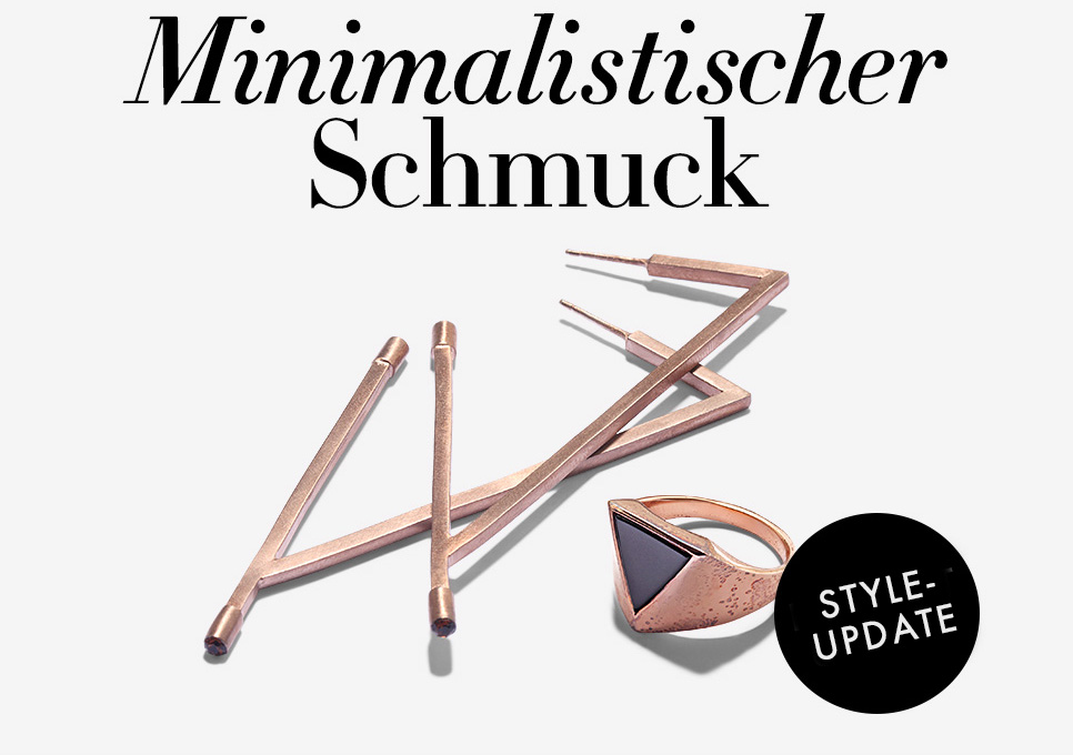 Minimalistischer Schmuck