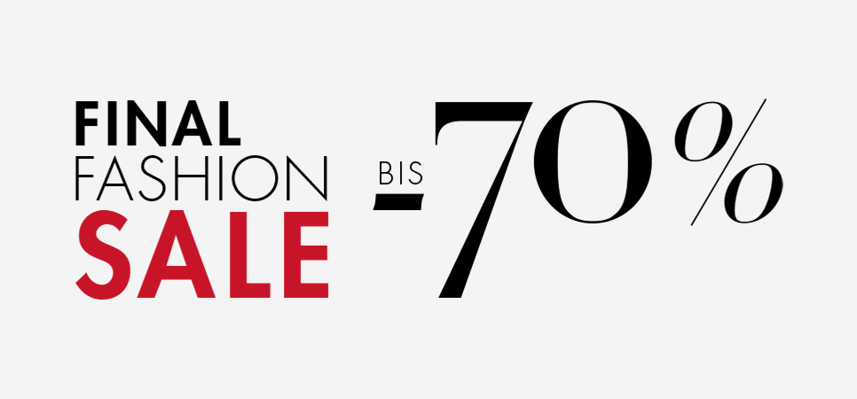 Final Fashion Sale -70%