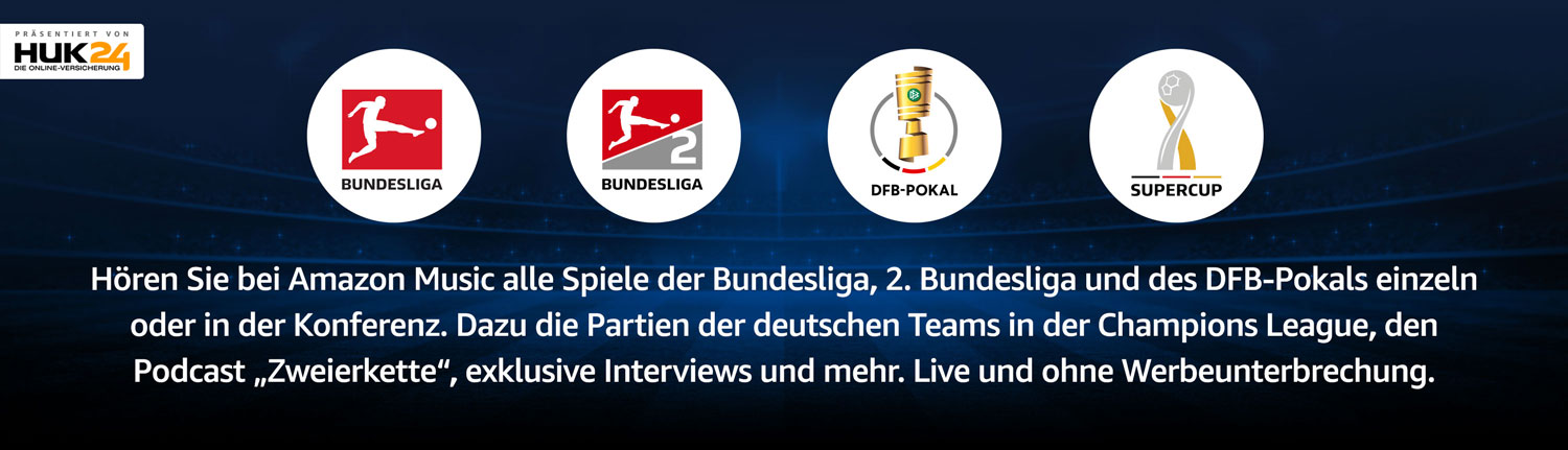 Bundesliga live bei Amazon Music