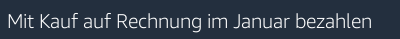 Mit Kauf auf Rechnung im Januar bezahlen