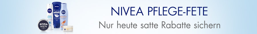 Angebot des Tages: Nivea Pflege-Fete - Riesenauswahl und bis zu 25% auf Nivea und andere Pflegemarken