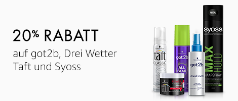 20% Rabatt auf Haarstyling-Produkte http://amzn.to/2g2q1kl
